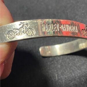 Harley Davidson silver Bangle